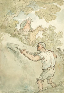 The Hedger and Ditcher by Thomas Rowlandson