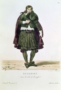 Ducroisy in the title role of Tartuffe in 1668 by Hippolyte Lecomte