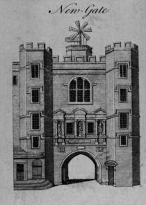 View of Newgate by English School