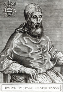 Portrait of Pope Pius IV, 1555 von Italian School