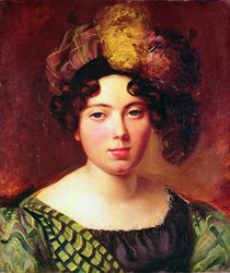 Portrait of a Young Scottish Woman von Eugene Deveria