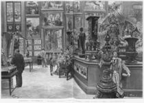 The foreign retrospective galleries of the Trocadero von Felix Regamey