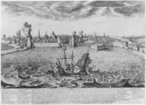 View of La Rochelle by Pierre Jean Mariette