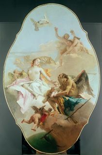An Allegory with Venus and Time von Giovanni Battista Tiepolo