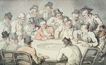 The Gaming Table by Thomas Rowlandson