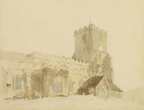 Writtle Church, Essex, c.1795 von Thomas Girtin