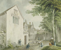 Alms Houses in St. Cuthbert's Churchyard by Michael Rooker