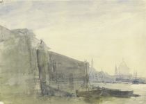 The Thames, Early Morning, Toward St. Paul's, c.1849 by John William Inchbold