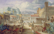 A Scene in Ancient Rome, A Setting for Titus Andronicus von Joseph Michael Gandy
