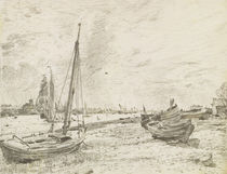 Shipping on the Thames, c.1818 by John Constable