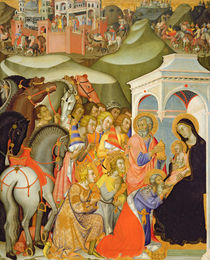 The Adoration of the Magi, c.1380 by also Manfredi de Battilori Bartolo di Fredi