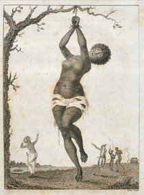 Flagellation of a Female Samboe Slave von John Gabriel Stedman