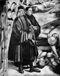 Portrait of Luca Signorelli and Fra Angelico by Luca Signorelli