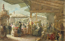 Old Covent Garden Market, 1825 by George the Elder Scharf