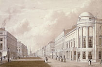 View of Regent Street, 1825 by English School