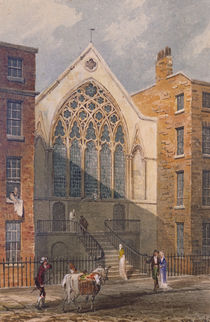 View of Ely Chapel, 1815 von J. P. Neale
