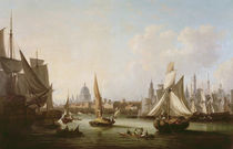View of the River Thames von John Thomas Serres