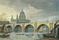 South West view of St Pauls Cathedral and Blackfriars Bridge by George Fennel Robson