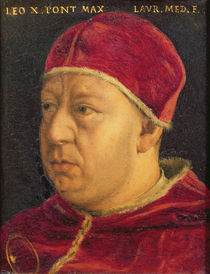 Portrait of Leo X von Italian School