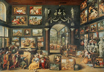 The Studio of Apelles von Willem van II Haecht