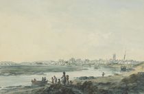 Cardiff from the South, c.1789 by Julius Caesar Ibbetson