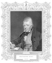 Portrait of Walter Scott von Henry Thomas Ryall