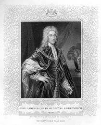 Portrait of John Campbell, Duke of Argyll and Greenwich von English School