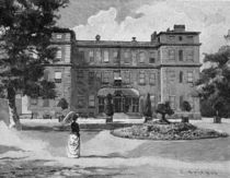 Marlborough House, from the garden von C.A. Wilkinson