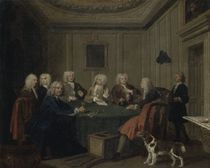 A Club of Gentlemen, c.1730 von Joseph Highmore