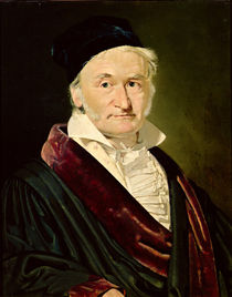Portrait of Carl Friedrich Gauss by Christian-Albrecht Jensen