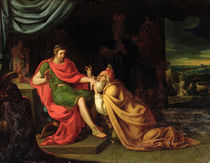 Priam and Achilles von Alessandro Padovanino