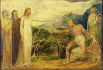 Christ giving sight to Bartimaeus von William Blake