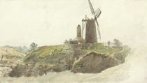 Landscape with Windmill von Thomas Creswick