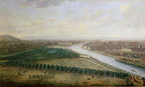 Paris, view from above the Champs-Elysees von Charles Leopold Grevenbroeck
