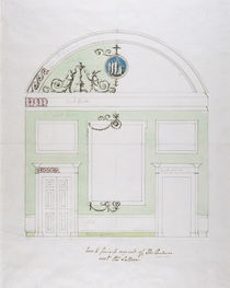 Design for the End Wall of the Eating Parlour by Robert Adam