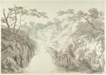 Landscape with Waterfall, c.1796 von Joseph Mallord William Turner