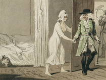 The Cuckold departs for the Hunt by Isaac Cruikshank