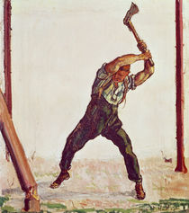 The Woodman, 1910 von Ferdinand Hodler