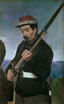Non Commissoned Officer holding his Rifle von Edouard Manet