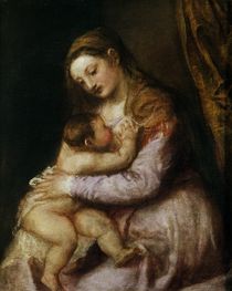 The Virgin and Child, c.1570-76 von Titian