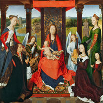 The Virgin and Child with Saints and Donors von Hans Memling
