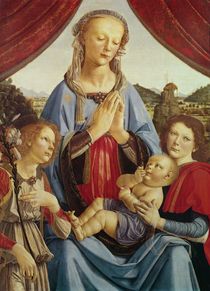 The Virgin and Child with Two Angels von Andrea del Verrocchio