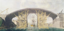 Iron Bridge over the Wear, 1796 von English School