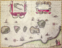 Map of The Moluccan Island by Willem Blaeu