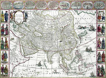 Asia noviter delineata, 1617 von Willem Blaeu