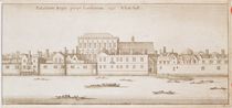 View of Whitehall, 1645 by Wenceslaus Hollar