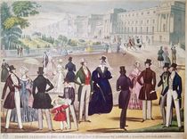 Summer Fashions for 1840 by English School