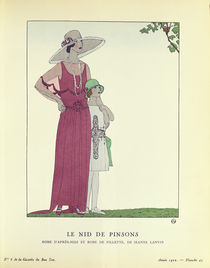 Le Nid de Pinsons, from 'Le Gazette du Bon Ton' 1922 by French School