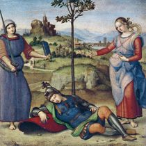 Vision of a Knight, c.1504 von Raphael