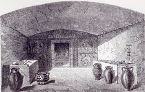 Grotta Campana at the time of its discovery in 1842-3 by George Dennis